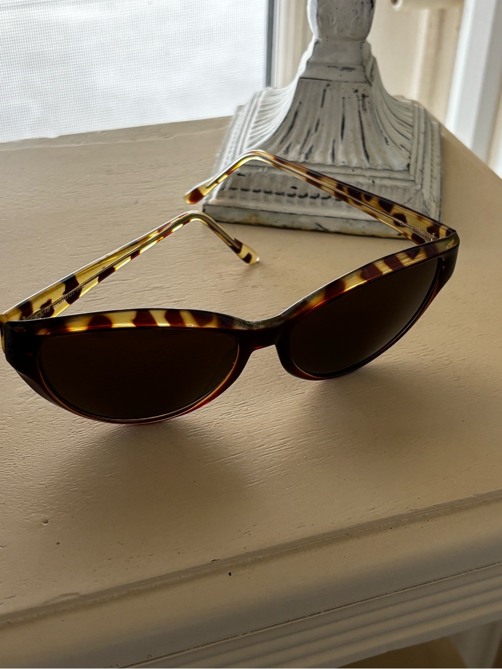 Liz Claiborne Tortoiseshell Sunglasses with Brown Lenses